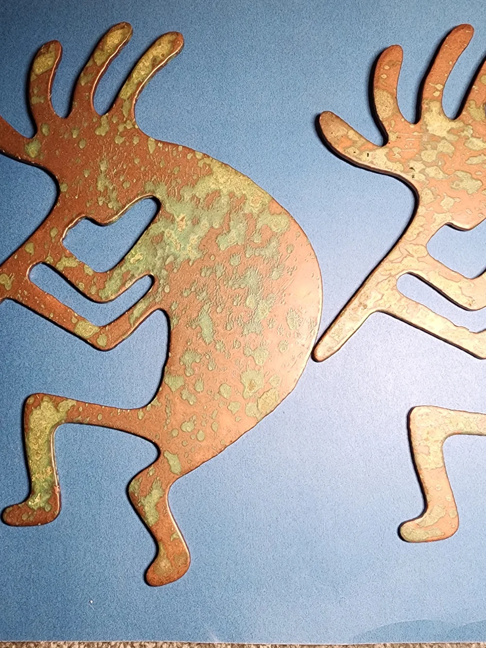 Rustic Kokopelli Metal Wall Art